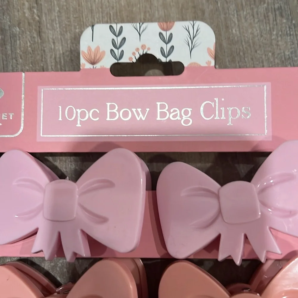 🎀 10pc BOW 🎀 BAG CLIPS 🎀